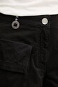 Pinko Σορτς cargo γυναικεία βαμβακερά μαύρο 106821.A3AW