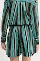 Odzież Pinko szorty damskie bawełniane 106991.A3CH zielony