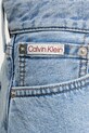 Calvin Klein Jeans kratke hlače ženske denim modra LV047F675G