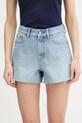 Calvin Klein Jeans szorty damskie jeansowe niebieski LV047F765G