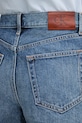 Calvin Klein Jeans szorty damskie jeansowe niebieski LV047F766G