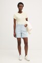Calvin Klein Jeans šortky dámske rifľové LV047F494G modrá SS26