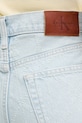 Calvin Klein Jeans šortky dámske rifľové modrá LV047F494G
