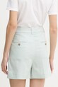 Oblačila Calvin Klein Jeans kratke hlače ženske z dodatkom lanu LV047F632G turkizna