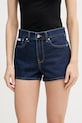 Calvin Klein Jeans szorty damskie jeansowe granatowy LV047F768G