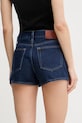 Odzież Calvin Klein Jeans szorty damskie jeansowe LV047F768G granatowy