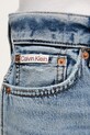 Calvin Klein Jeans šortky dámske rifľové modrá LV047F770G