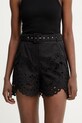 Σορτς Charo Ruiz Ibiza Dune εμπριμέ μαύρο 263500