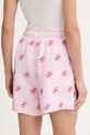 Oblečenie Tommy Hilfiger šortky dámske s ľanom SUMMER WW0WW49555 ružová