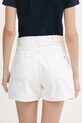 Odzież Tommy Hilfiger szorty damskie jeansowe WW0WW49579 biały
