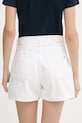 Odzież Tommy Hilfiger szorty damskie jeansowe WW0WW49579 biały