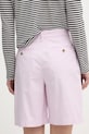 Odjeća Tommy Hilfiger chino kratke hlače za žene s pamukom WW0WW49648 roza