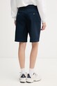 Îmbrăcăminte Tommy Hilfiger pantaloni scurți chinos de damă din bumbac WW0WW49648 bleumarin