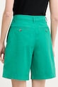 Oblečenie Tommy Hilfiger šortky chino dámske s bavlnou WW0WW49648 zelená