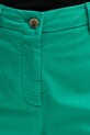 Tommy Hilfiger pantaloni scurți chinos de damă cu bumbac verde WW0WW49648