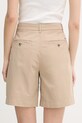 Oblačila Tommy Hilfiger chino kratke hlače ženske z bombažem WW0WW49648 bež