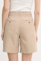 Oblačila Tommy Hilfiger chino kratke hlače ženske z bombažem WW0WW49648 bež