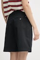 Odjeća Tommy Hilfiger chino kratke hlače ženske s pamukom WW0WW49648 crna