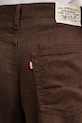 Levi's szorty damskie lniane SUPER BAGGY LONG brązowy 008DW
