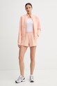 Guess szorty dresowe damskie CLARA V6GD08.K3004 pomarańczowy SS26