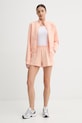 Guess szorty dresowe damskie CLARA V6GD08.K3004 pomarańczowy SS26