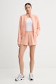 Guess szorty dresowe damskie CLARA V6GD08.K3004 pomarańczowy SS26