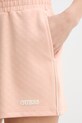 Guess szorty dresowe damskie CLARA pomarańczowy V6GD08.K3004