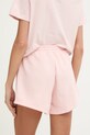 Odzież Guess szorty dresowe damskie SILVY V6GD14.K3090 różowy