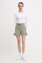 Guess pantaloni scurți pentru femei NORTH SAILS W6GD01.W1415 verde SS26