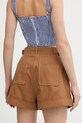 Odzież Guess szorty damskie CORELINE W6GD24.W1806 brązowy