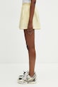 Lacoste szorty bawełniane damskie FF1034 żółty SS26