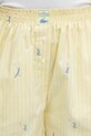 Lacoste shorts cotton Women's yellow FF1034
