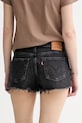 Odzież Levi's szorty LOW LOOSE 005DR czarny