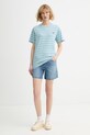 Levi's szorty jeansowe 501® MID THIGH A9296 niebieski SS26