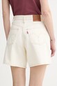 Odzież Levi's szorty jeansowe HIGH BAGGY A9311.0007 beżowy