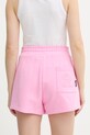 Odzież Just Cavalli szorty bawełniane 80PADE15.CF100 różowy