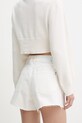 Odzież Patrizia Pepe szorty damskie jeansowe 2P1744.D107 biały