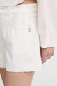 Patrizia Pepe szorty damskie jeansowe biały 2P1744.D107