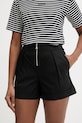 Patrizia Pepe шорты для женщин из хлопка чёрный 2P1751.A9B9
