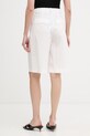 Odzież Patrizia Pepe bermudy damskie z bawełną 2P1752.A743 biały