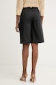 Odzież Patrizia Pepe bermudy damskie z bawełną 2P1752.A743 czarny