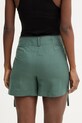 Odzież Patrizia Pepe szorty damskie z dodatkiem lnu 2P1760.A052 zielony