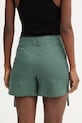 Odzież Patrizia Pepe szorty damskie z dodatkiem lnu 2P1760.A052 zielony