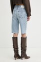 Odzież Patrizia Pepe szorty damskie jeansowe 2P1769.D1WZB niebieski