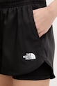 The North Face szorty 2w1 damskie FLEX czarny NF0A8FBWJK31