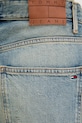 Tommy Jeans szorty damskie jeansowe niebieski DW0DW22395