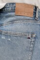 Tommy Jeans šortky dámske rifľové modrá DW0DW22696