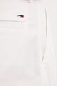 Tommy Jeans szorty damskie bawełniane z elastanem biały DW0DW23268