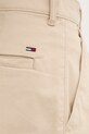 Tommy Jeans szorty damskie bawełniane z elastanem beżowy DW0DW23268