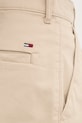 Tommy Jeans szorty damskie bawełniane z elastanem beżowy DW0DW23268
